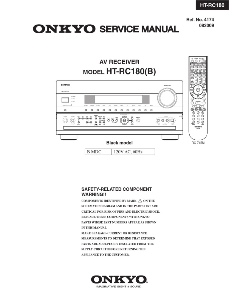 Onkyo Ht Rc180 Service Manual And Parts Rev1 Fuse Electrical Ac Power Plugs And Sockets