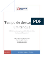 Tempo de descarga de tanque em diferentes dutos