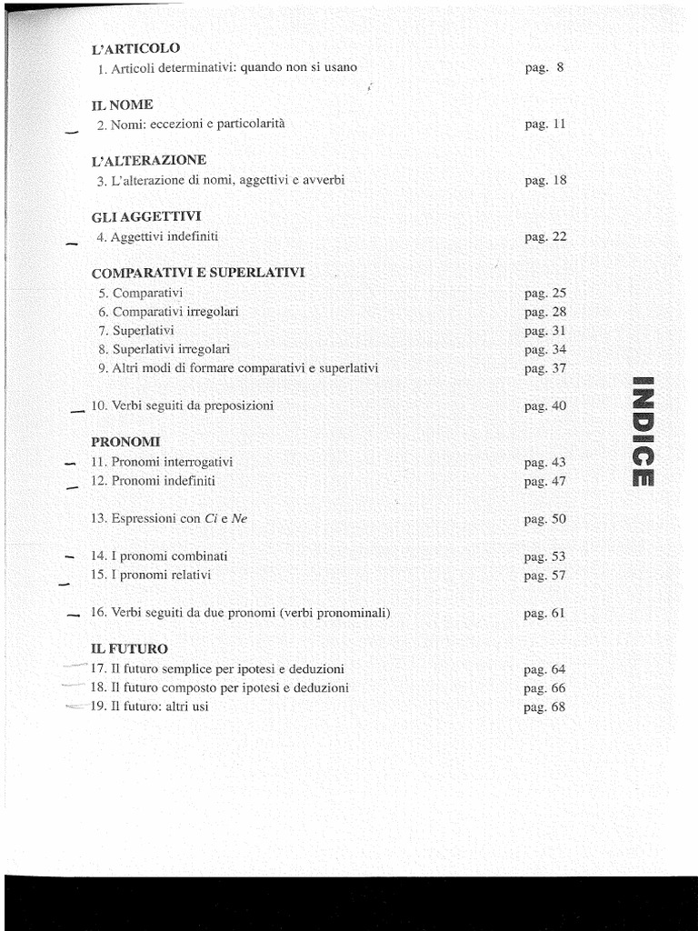 Una Grammatica Italiana Per Tutti 1 | PDF