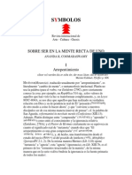 Symbolos - Sobre Ser en La Mente Recta de Uno - Akc