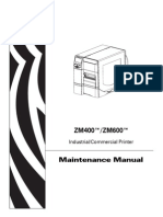Zebra ZM400 ZM600 Maint Man Complete