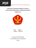 Download Makalah Hukum Humaniter Internasional Terhadap Konflik Bersenjata by Dharmawan SN219876140 doc pdf