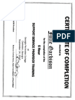 SSP Certificate - Julie1