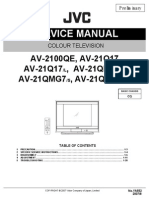 JVC Chassis CQ, Av-2100qe, 21q17,21qmg7