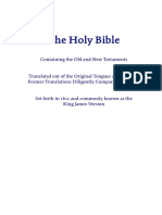 King James Version Holy Bible