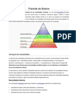 Pirámide de Maslow