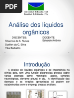 Análise Dos Líquidos Orgânicos Final