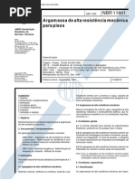 NBR 11801 - 1992 - Argamassa de Alta Resistência Mecânica para Pisos