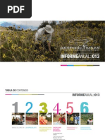 Download Informe de Gestin Fondo Patrimonio Natural 2013 by Fondo Patrimonio Natural SN219911443 doc pdf