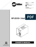 Miller HF-251D-1 & HF-251-2 Owners Manual