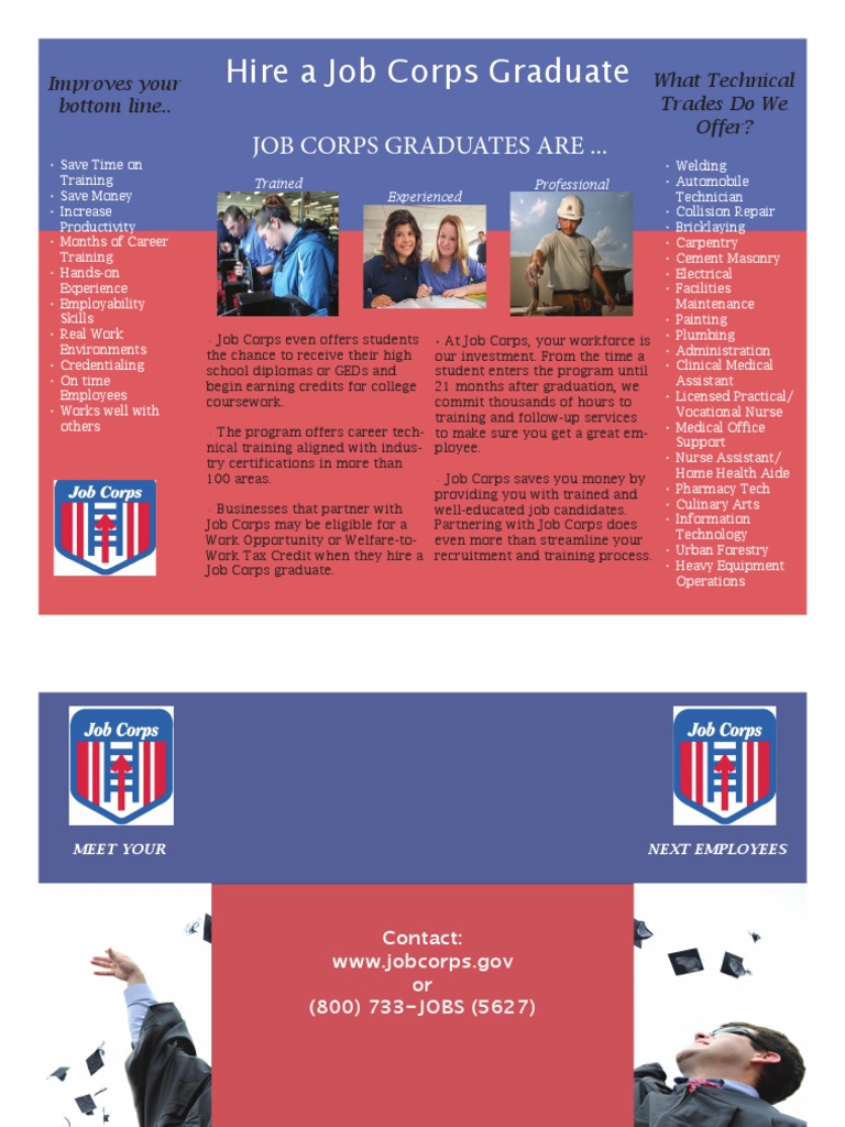 Hire Trained Job Corps Graduates | PDF | Business