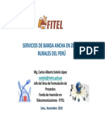15 11 2010 Servicios de Banca Ancha en Zonas Rurales Del Peru FITEL