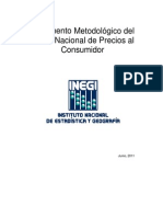 Documento Metodologico Inpc Inegi PDF