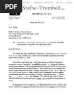 Stafne Trumbull LLC.dkt 38 1.Mickelson Case