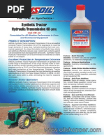 Download Synthetic Tractor HydraulicTransmission Oil SAE 5W-30 ATH by Bruce Wappman SN2199389 doc pdf
