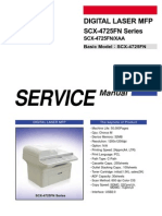 Manual Partes y Servicios MFP SCX-4725FN -Service-Xerox 3200