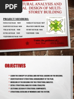 Structural Analysis and Manual Design of Multi-Storey Building