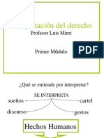 I.-Interpretacion Del Derecho