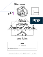 Cuadernillo de Ejercicios de Corriente Continua