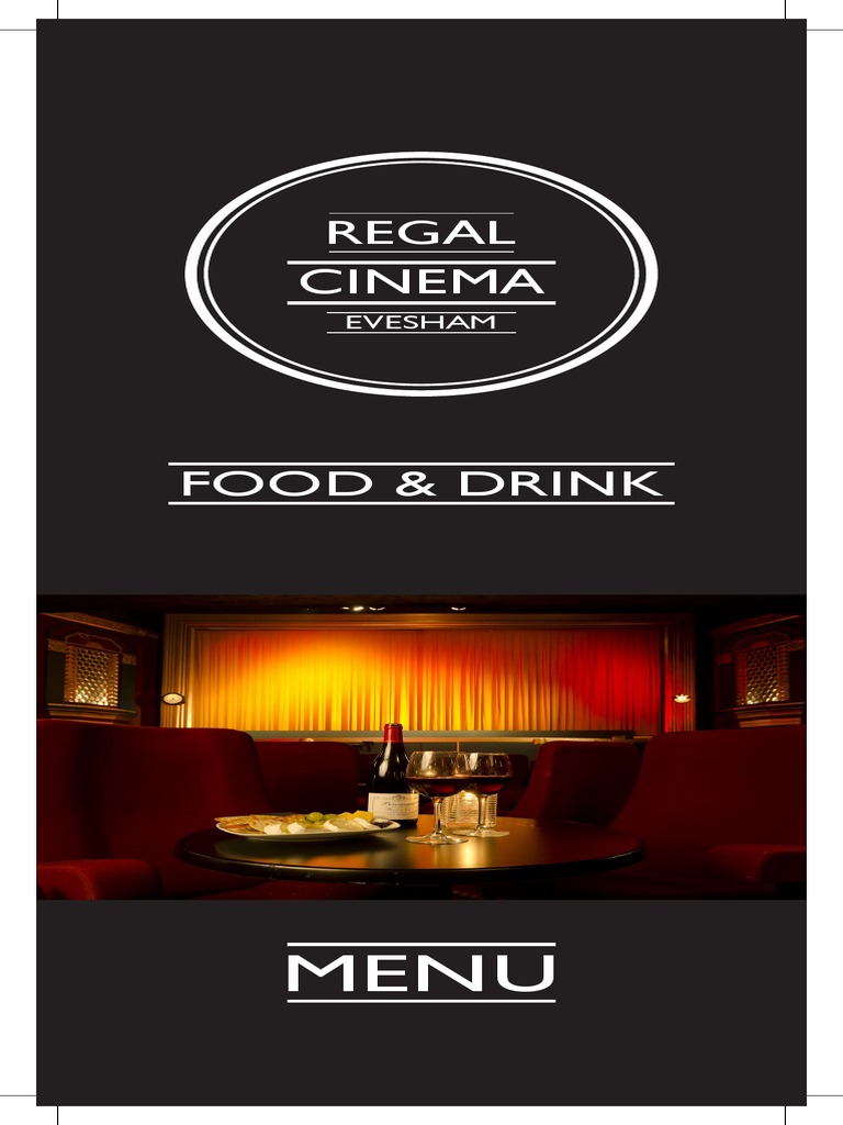 Regal Cinema Food and Drinks List 151013 PDF Champagne Rose