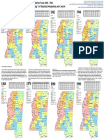 Map of gerrymandering in Mississippi