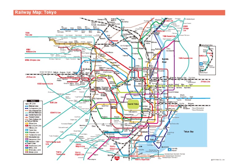 Railway Map: Tokyo: Chikatetsu-Narimasu | PDF