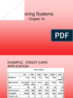 Credit Card Scoring Systems