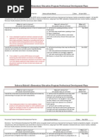 final professional devlopment plan