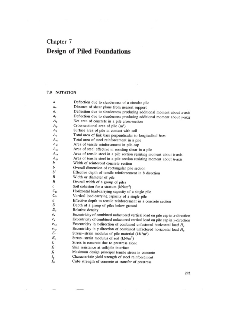 7 Design of Piled Foundation | PDF