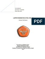 Appendisitis Iniltrat: Clinical Science Session Kepaniteraan Klinik Senior G1A107078 Konsulen: Dr. Riswan Joni, SP.B