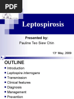 Leptospirosis: Pauline Teo Siew Chin