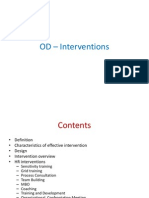 OD - Interventions