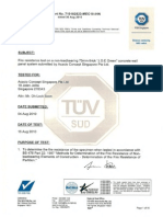 JOE Panel Fire Test Report 70mm