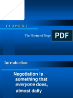 CHAPTER 1 Nature of Negotiation