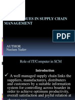 INFORMATION TECHNOLOGY IN SUPPLY CHAIN MANAGEMENT