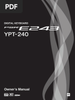 Download Yamaha PSR E243 by Cimpoca Teodor SN220005231 doc pdf
