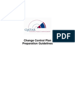 Change Control Plan Preparation Guidelines