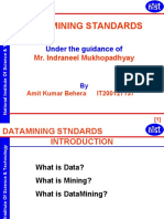 Data Mining Standards