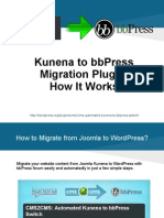 Automated Kunena to BbPress Switch Plugin. How It Works