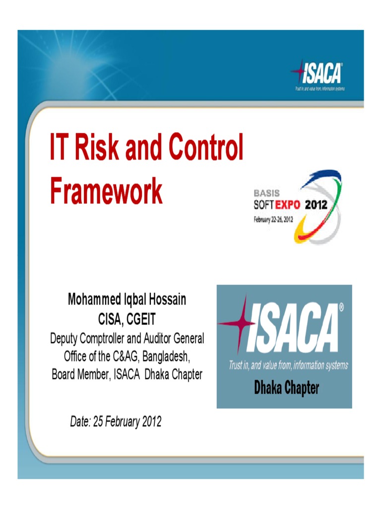 ISACA COBIT Framework for IT Risk Management | PDF | Cobit | Computer ...