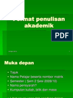 Format Penulisan Ilmiah