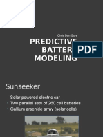 Predictive Battery Modeling
