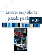 Deformaciones y Esfuerzos Generados Por Soldadura PDF