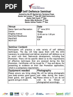 Download MATT Self Defence Seminar June 2014 by British Taekwondo SN220043255 doc pdf