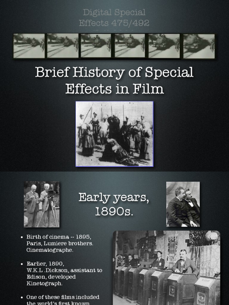 Evolution of Film Special Effects | PDF | Cinema | Leisure