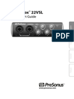 AudioBox22VSL QuickStart en