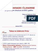 09 Takse Naknade I Clanarine Po GO 2013 PDF