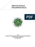 Contoh Manual SJH PT Evigo