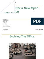 English Presentation For New Open Plan Office