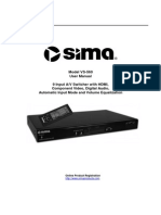 Sima Vs-560 User Manual